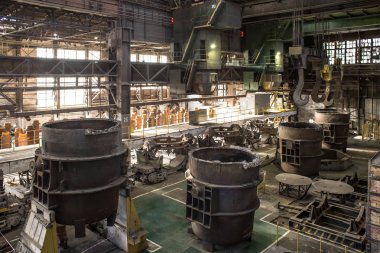 Vyksa çelik Atölyesi ile Rusya'da son açık Ocak fırın