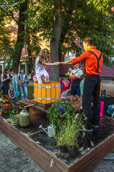 Moscú Rusia Julio 2018 Gente Participa Concursos Festival Moscú Grand — Foto de Stock