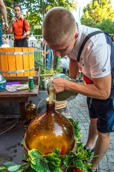 Moscú Rusia Julio 2018 Gente Participa Concursos Festival Moscú Grand —  Fotos de Stock