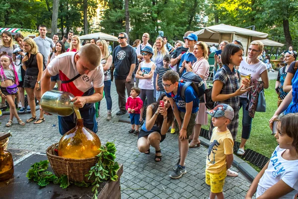 Moscú Rusia Julio 2018 Gente Participa Concursos Festival Moscú Grand — Foto de Stock