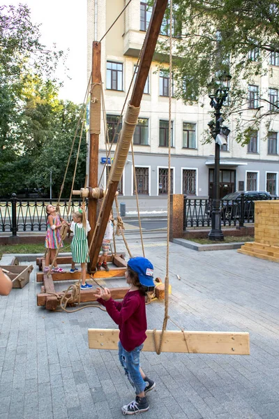 Moskou Rusland Augustus 2018 Scythië Van Herodotus Oudheid Het Festival — Stockfoto