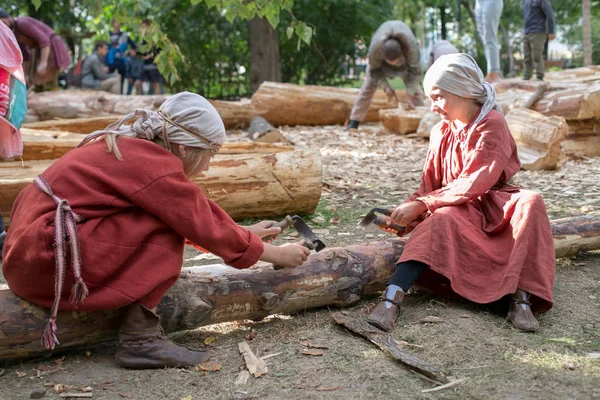 Moscou Russie Août 2018 Russie Antique 10E Siècle Aux Fêtes — Photo