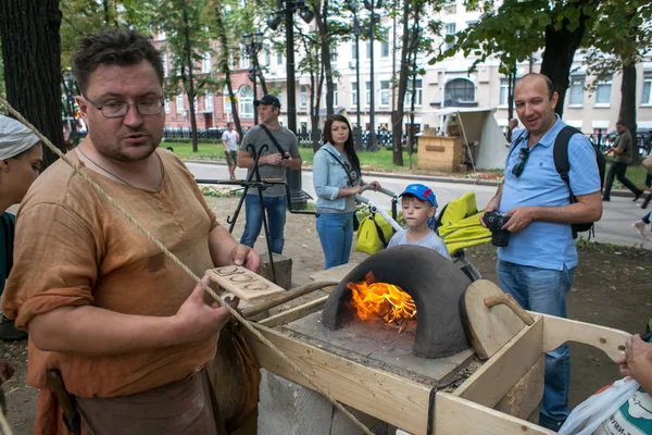 Moskou Rusland Augustus 2018 Middle Ages Kastelen Xiii Mensen Het — Stockfoto