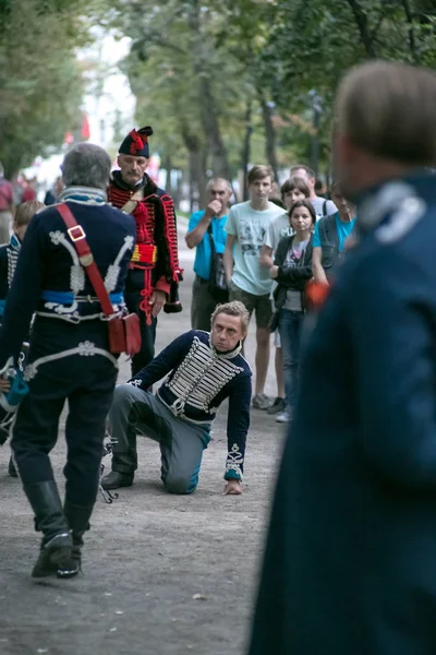 Москва Россия Августа 2018 Года Москвы Парижа Отечественная Война 1812 — стоковое фото