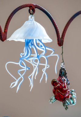 Moskova, Rusya - 26 Ağustos 2018: Alexander Dvortsevoy evde Moskova cam Fest cam Enea, El Sanatları Festivali