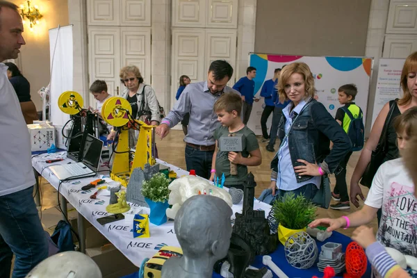 Moskwa Rosja Września 2018 Wow Jak Festiwal Nauki Dla Dzieci — Zdjęcie stockowe