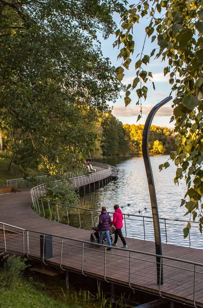 Balaschikha Moskauer Gebiet Russland Oktober 2018 Stadtpark Einem Strahlend Sonnigen — Stockfoto