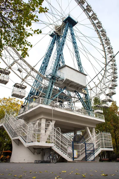 Ljusa Höstlandskap Izmailovsky Parken Mosco — Stockfoto