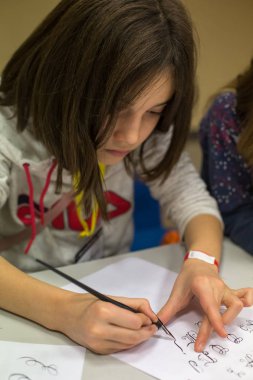 Moskova, Rusya - 17 Kasım 2018: Moskova kalem göstermek 2018 - Fuar için tüm araç sevenler Uluslararası Ticaret Merkezi'nde yazma.