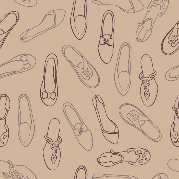 Arka plan üzerinde ayakkabı seamless modeli