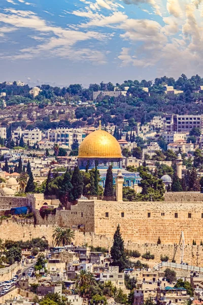 Israel Jerusalem Heiliges Gold Goldene Kuppel East Jerusalem Altstadt — Stockfoto