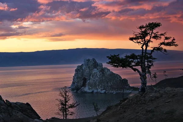 Baykal günbatımı, Olkhon 