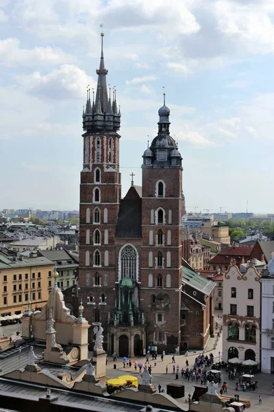 St. Mary Kilisesi Krakow 'da.