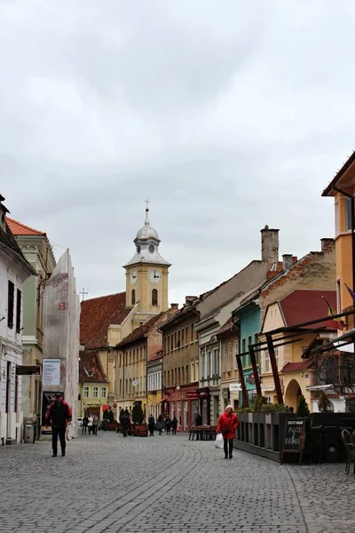 Romanya 'nın Brasov kentinin merkezi