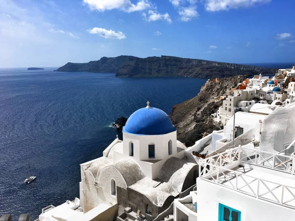 Oia, Santorini. Thira, Kikladhes. Yunanistan Adası.
