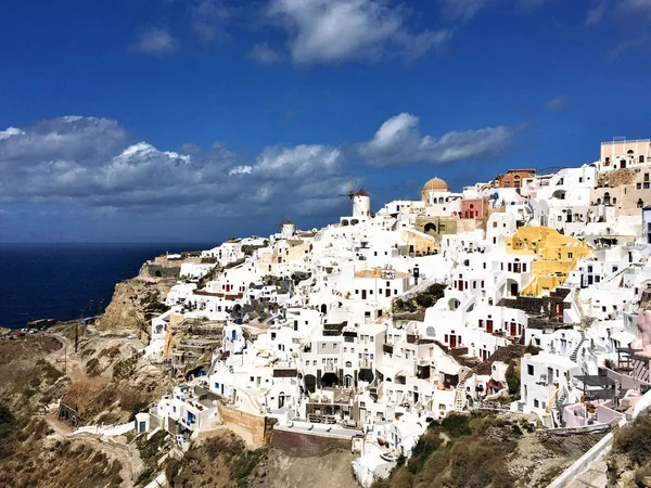 Oia, Santorini. Thira, Kikladhes. Yunanistan Adası.