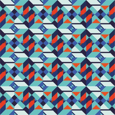 Mavi renklerde süsleme