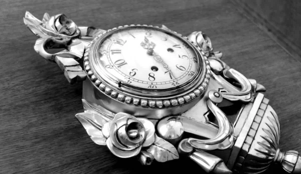 Velho Relógio Parede Vintage — Fotografia de Stock