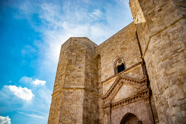 Castel Del Monte Híres Titokzatos Nyolcszögletű Kastély Melyet Frigyes Császár — Stock Fotó