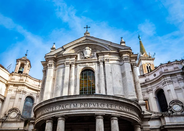 Santa Maria Della Pace Katolikus Templom Rómában Ponte Kerületben Piazza — Stock Fotó