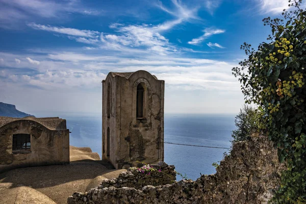 Fantastyczny Widok Morze Alejki Ravello Prowincji Salerno Wybrzeżu Amalfi — Zdjęcie stockowe