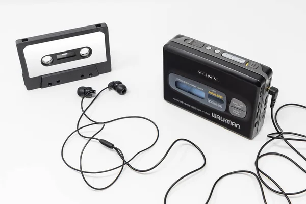 Mars 2019 Rom Lazio Italien Den Ursprungliga Sony Walkman Vintage — Stockfoto