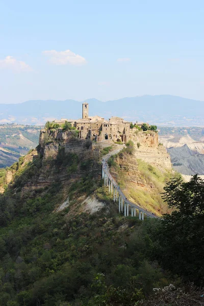 View Civita Bagnoregio Town Province Viterbo Central Italy Suburb Municipality — Stock Photo, Image