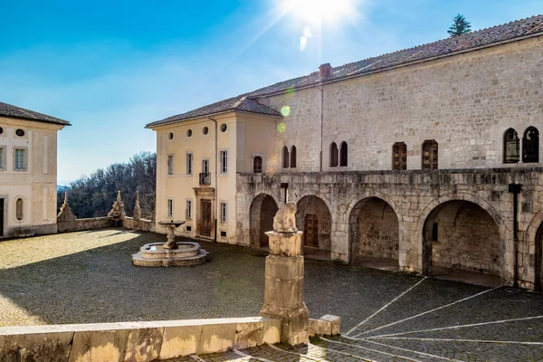 Marzo 2019 Collepardo Frosinone Lazio Italia Certosa Trisulti Convento Certosino — Foto Stock