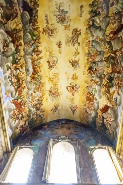 Março 2019 Collepardo Frosinone Lazio Itália Trisulti Charterhouse Interior Igreja — Fotografia de Stock