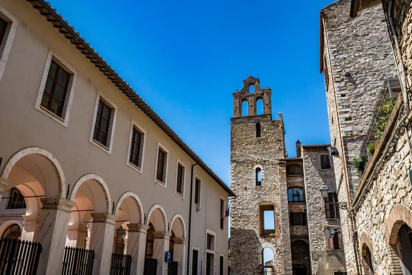 Uno Scorcio Caratteristico Nell Antico Borgo Medievale Narni Umbria Terni — Foto Stock