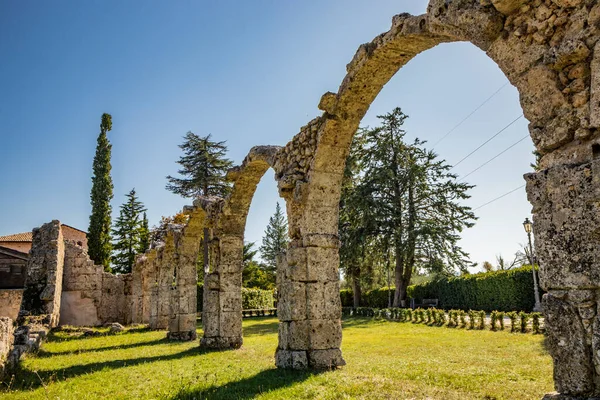 San Vincenzo Volturno Ein Benediktinerkloster Castel San Vincenzo Und Rocchetta — Stockfoto