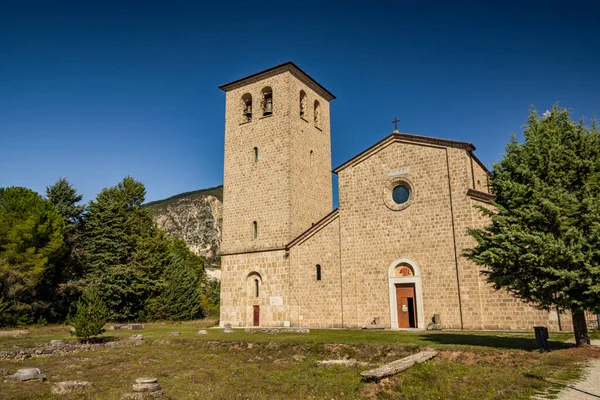 San Vincenzo Volturno Een Historisch Benedictijner Klooster Gelegen Gebieden Van — Stockfoto