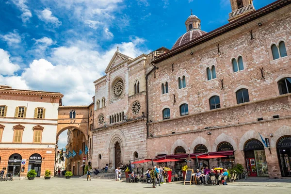 Haziran 2019 Foligno Perugia Umbria Talya San Feliciano Katedrali Cephede — Stok fotoğraf