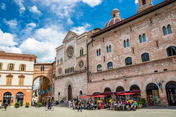 Haziran 2019 Foligno Perugia Umbria Talya San Feliciano Katedrali Cephede — Stok fotoğraf