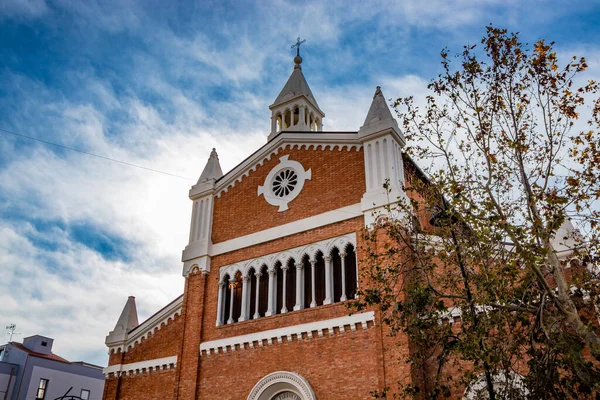 Igreja Paroquial Sagrado Coração Jesus Sacro Cuore Gesu Grottaferrata Província — Fotografia de Stock