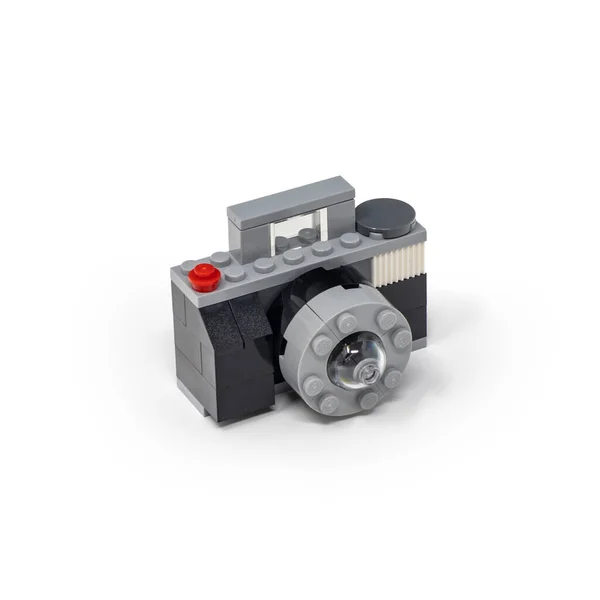 Мая 2019 Года Рим Италия Камера Lego Строительных Блоков Изолированных — стоковое фото