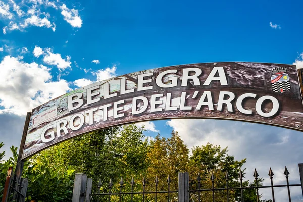 Ekim 2019 Bellegra Roma Lazio Talya Grotte Dell Arco Arc — Stok fotoğraf