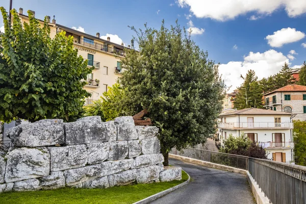 Bellegra Roma Lazio Italia Piccolo Giardino Pubblico Nel Centro Bellegra — Foto Stock