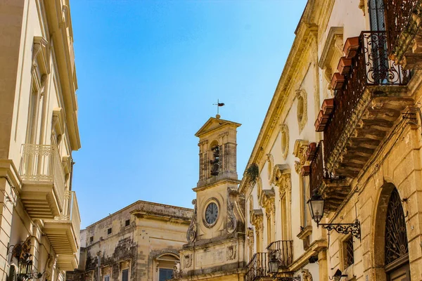 Blick Auf Die Wunderschöne Stadt Galatina Salento Apulien Italien — Stockfoto