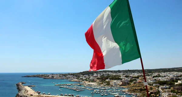 Vista Superior Cidade Santa Maria Leuca Salento Puglia Lecce Itália — Fotografia de Stock