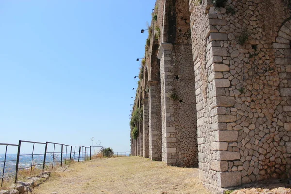 Templet Jupiter Mount Circeo Terracina Lazio Italien Resterna Templet Toppen — Stockfoto