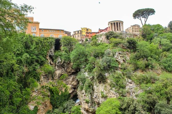 Parque Natural Arqueológico Época Romana Villa Gregoriana Tivoli Lazio Itália — Fotografia de Stock