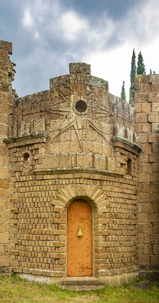 Lipca 2020 Scarzuola Montegabbione Umbria Włochy Klasztor Założony Przez San — Zdjęcie stockowe