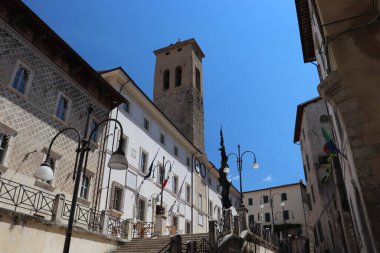 Spoleto şehrine bir göz atalım. Perugia ili, Umbria, İtalya.