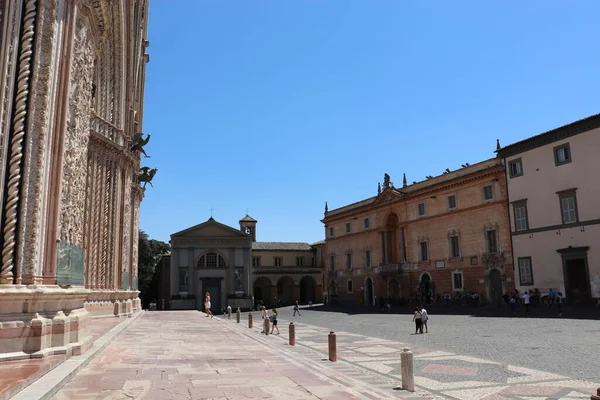 Uma Visão Cidade Orvieto Província Terni Umbria Itália — Fotografia de Stock