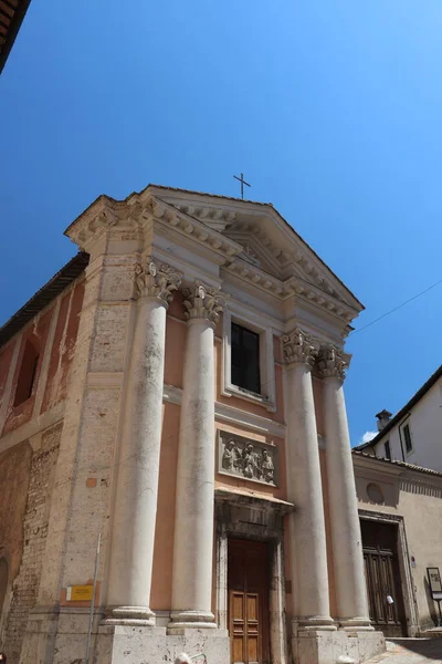 Przebłysk Miasta Spoleto Perugia Umbria Włochy — Zdjęcie stockowe