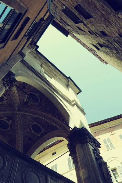 Vislumbre Cidade Medieval Siena Toscana Itália Património Unesco — Fotografia de Stock