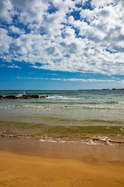 Nettuno Latium Rom Italien Das Meer Der Römischen Küste Halb — Stockfoto