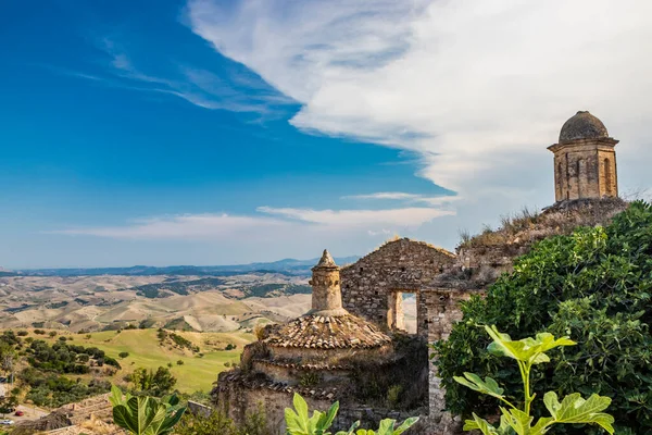 Craco Matera Basilicata Italy Ghost Town Destroyed Abandoned Landslide View — Stock Photo, Image