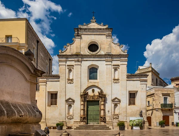 Августа 2020 Gravina Puglia Italy Ancient Church Purgatory Maria Del — стоковое фото